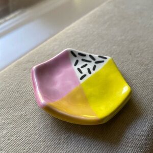 Vintage art deco ceramic dish